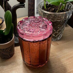 ILLUME Go Be Lovely Pink Pepper Fruit Candle Flourish Glass Brand New NWT